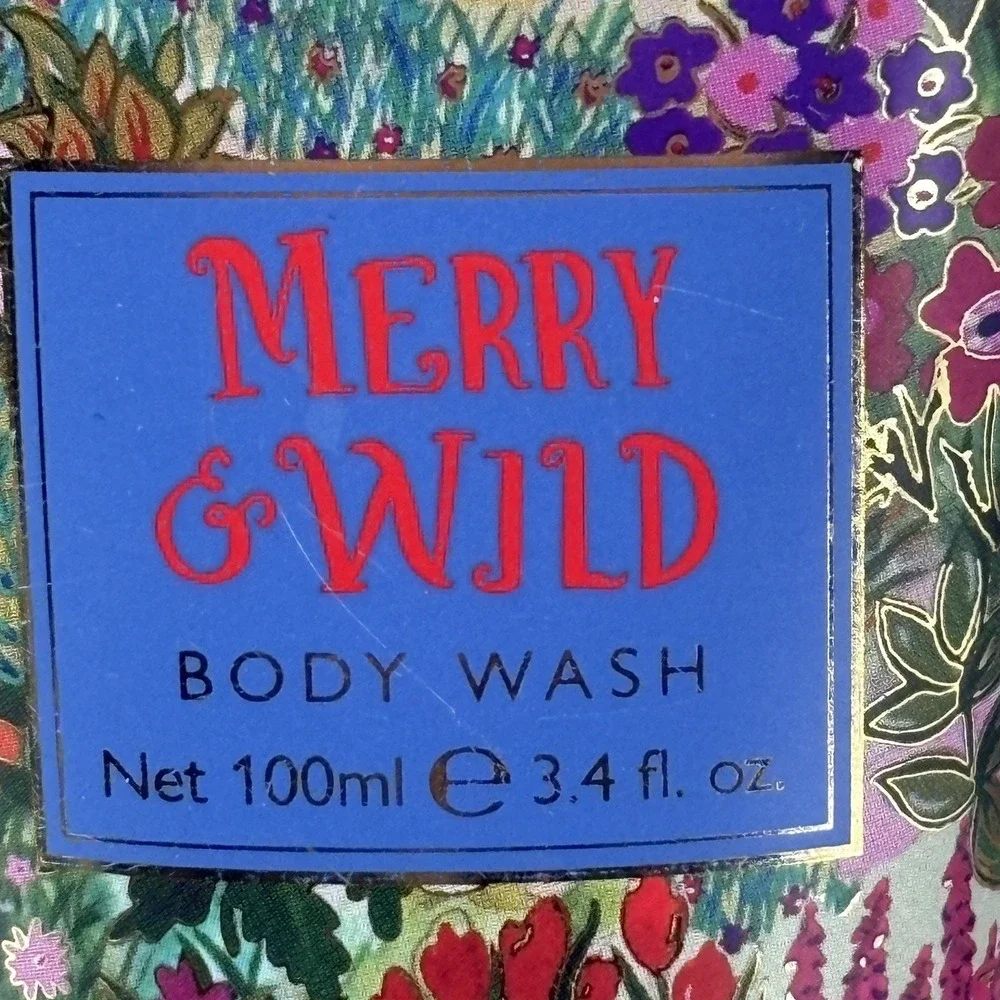 Heathcote & Ivory MERRY & WILD Body Wash and Body Cream 3.4 Fl Oz SEALED